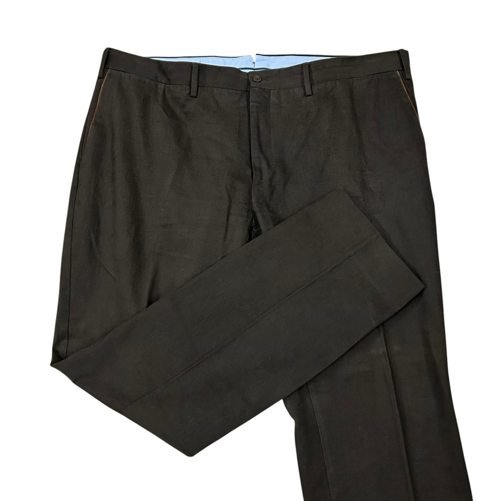 Polo Ralph Lauren Cotton Lamb Suede Pants Men's 42X32 Fine European Tailoring